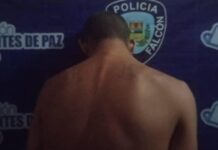 Detienen a «El Zorro» en Santa Cruz de Bucaral por violento