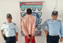 Detienen a hombre por hurto en la Zona Industrial de Coro