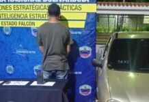 Detienen a hombre por porte Ilicito de arma en Coro