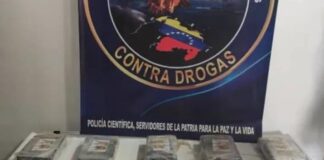 Encuentran diez panelas de Cocaína en La Retama