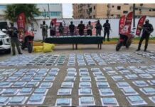 Dos detenidos con 225 panelas de droga en Chichiriviche