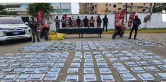 Dos detenidos con 225 panelas de droga en Chichiriviche