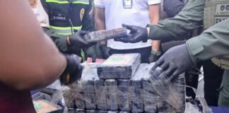 Incautan 3.075 kilos de cocaína y detienen a cuatro personas adyacente a San Juan de Los Cayos