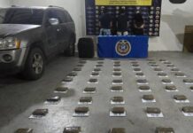 Incautan 64 panelas de droga en Carirubana