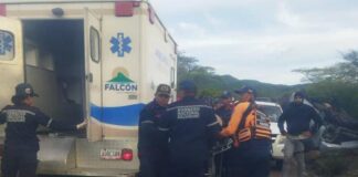 Rector del Santuario del Cristo Redentor de Brasil entre los siete lesionados en el vuelco de camioneta vans en la vía a La Negrita