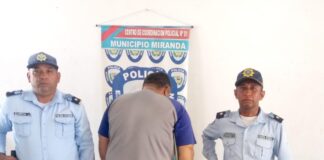 La agresividad llevó a Edixon José Santos al calabozo de Polifalcón