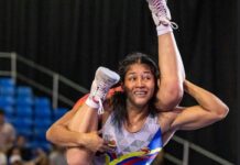 Astrid Montero ganó oro en la lucha femenina en los Juegos Panamericanos Junior Asunción 2025