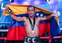 Venezolano Carlos Cañizales obtiene título mundial de boxeo supermosca