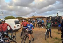 Ciclistas recorrieron 42 kilómetros en el municipio Falcón