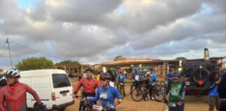 Ciclistas recorrieron 42 kilómetros en el municipio Falcón