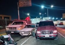 Colisión de vehículos dejó daños materiales la noche del domingo en Punto Fijo