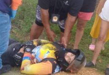 Colisión entre carro y moto dejó un lesionado en Guacuira Arriba