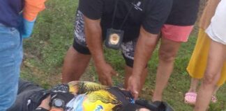 Colisión entre carro y moto dejó un lesionado en Guacuira Arriba