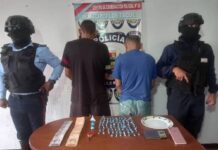 Desmantelan centro de distribución de droga en Los Taques