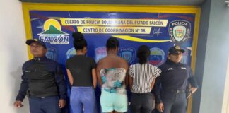 Dos adolescentes y una mujer detenida por riña en Boca de Aroa