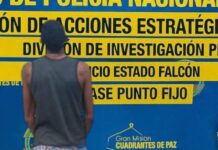 División de Investigación Penal Base Punto Fijo aprehendió a solicitado
