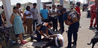 Motorizado se descuidó y lo arrollaron en Punto Fijo