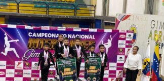 Gimnasia falconiana cosechó 30 medallas en el Nacional de Clubes Barquisimeto 2025