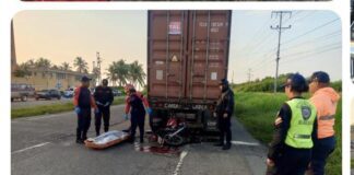 Motorizado muere al impactar una gandola estacionada