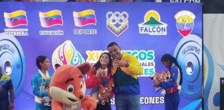 Falconiana Nurdiana Guerrero brilla en los Juegos Nacionales Estudiantiles