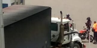 Oficial de la PNB fallece tras ser arrollada por una gandola