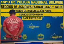 Preso «El Angelo» en Carirubana por golpear a su pareja