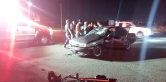 Este es el resultado de una colisión entre moto y vehículo en Punto Fijo