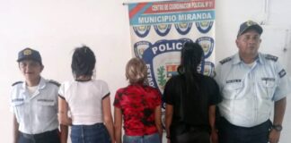Tres mujeres se cayeron a golpes por un hombre en Coro