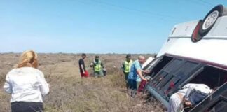 Venía a Cabure, al novenario de una prima, el pasajero muerto en el vuelco de la buseta en Cararapa