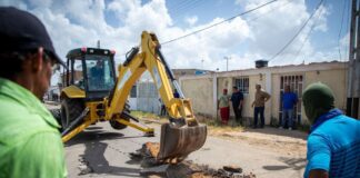 Gobierno de Carirubana interviene colector caído en Antiguo Aeropuerto