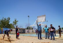 Alcalde Luis Piña supervisa trabajos de la Consulta de la Juventud