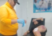 Dos lesionados por deslizamiento de moto en La Redoma de Las Cumaraguas