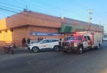 Dos lesionados en la calle Comercio de Punto Fijo durante colisión de vehículos
