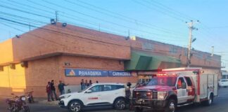 Dos lesionados en la calle Comercio de Punto Fijo durante colisión de vehículos