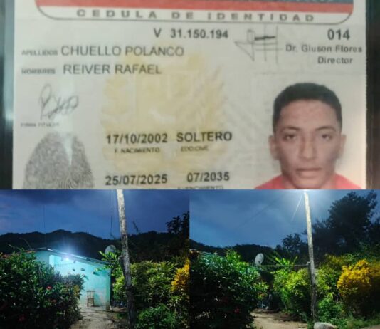 Joven de 22 años se ahorcó en el municipio Colina