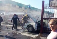 Carro de Línea Pueblo Nuevo «ardió en llamas» en Punto Fijo