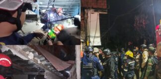 Un muerto y cuatro heridos dejó colapso de vivienda en Caracas