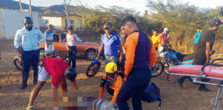 Funcionario de la PNB Falcón sufre amputación de pierna en choque