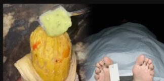 Murió comiéndose una hallaquita de chicharrón