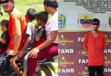 Preso por llevar cuatro niños en una moto +VIRAL