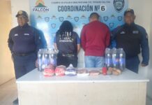 Aprehendidos por hurto en un supermercado de Pueblo Nuevo