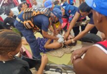 Adolescentes lesionadas en deslizamiento de moto en Los Rosales