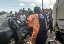 Choque de gandola con vehículo dejó dos lesionados en Punto Fijo