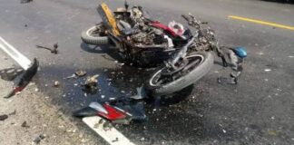 Choque de motos dejó tres lesionados en Mauroa
