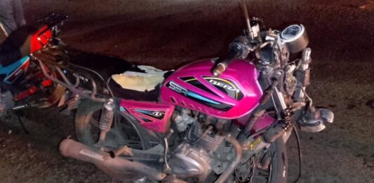 Colisión de motos en Punto Fijo dejó a funcionario del Cicpc lesionado