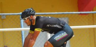 Ciclista Adamil Agüero por un cupo a los Juegos Bolivarianos Perú 2025