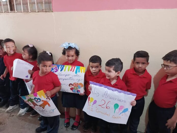Educación-Inicial-CEI Comunidad-Cardón ¡De fiesta! CEI Comunidad Cardón celebra 26 años de Educación Inicial