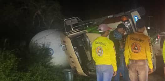 Gandola volcó en el Pilancon