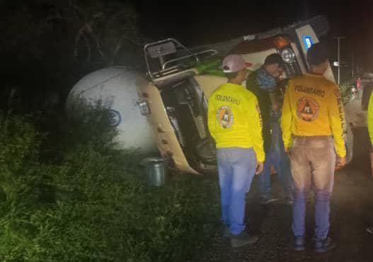 Gandola volcó en el Pilancon