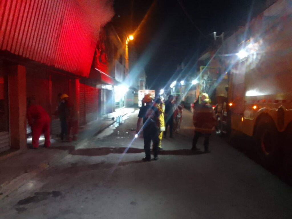 Conato de incendio en una zapatería del centro